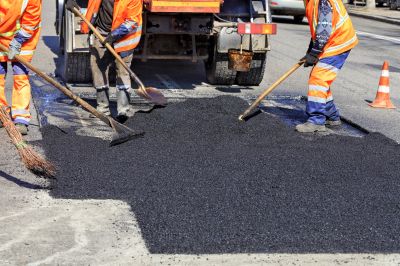 Asphalt Repair in Summer
