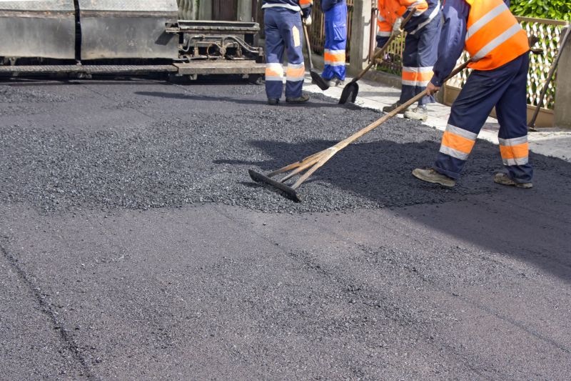 Asphalt Paving in Summer