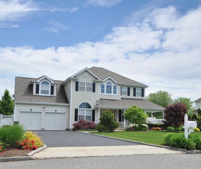 Residential Asphalt Driveway from a Distance